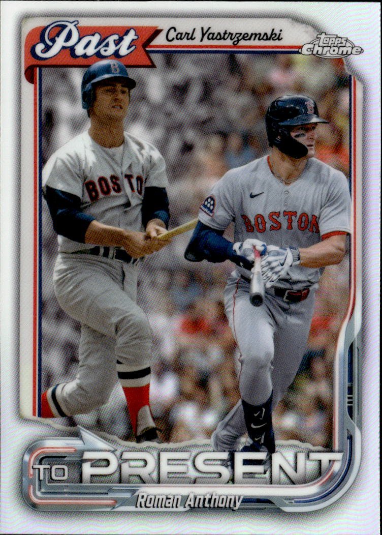 2026 Topps Chrome Yastrzemski/Anthony graded slab