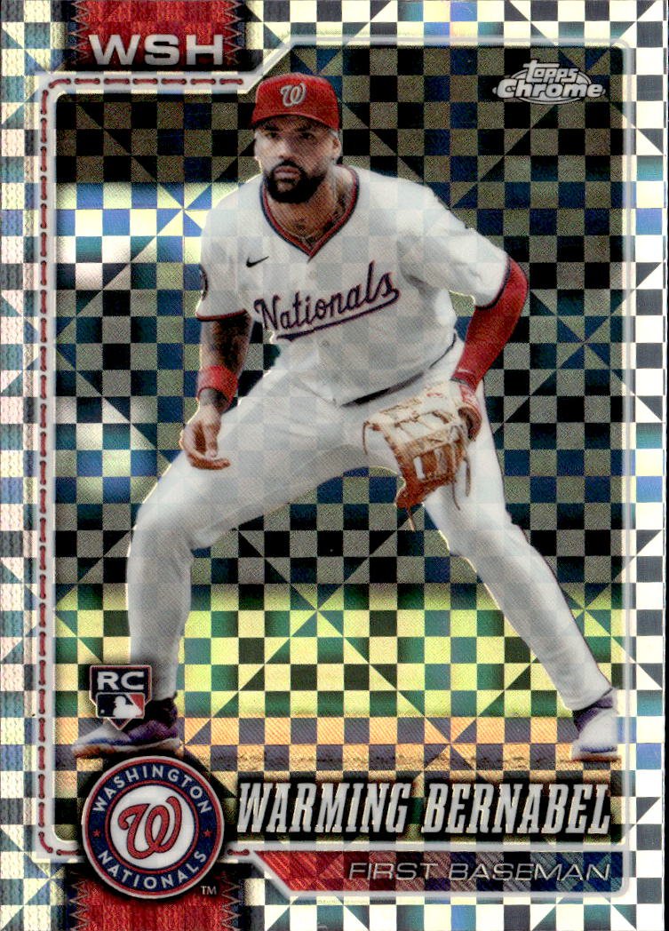 2026 Topps Chrome Warming Bernabel graded slab