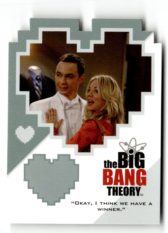 2012 The Big Bang Theory Sheldon & Penny graded slab