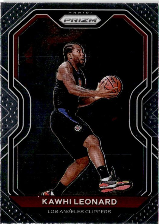 2020 Prizm Kawhi Leonard graded slab