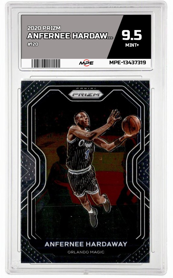 2020 PRIZM #120 ANFERNEE HARDAWAY MPE 9.5 MINT+ — graded card auctioned from the MPE vault