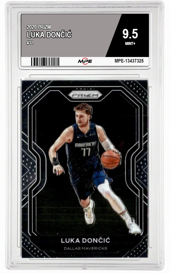 2020 PRIZM #32 LUKA DONČIĆ MPE 9.5 MINT+ — graded card up for auction