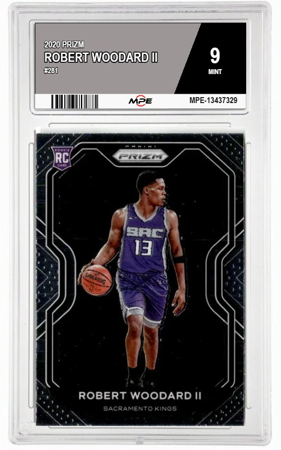 2020 PRIZM #281 ROBERT WOODARD II MPE 9 MINT — graded card auctioned from the MPE vault