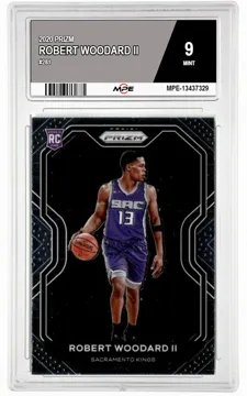 2020 PRIZM #281 ROBERT WOODARD II MPE 9 MINT — graded card up for auction