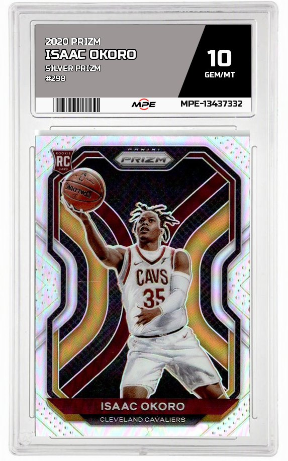 2020 PRIZM SILVER PRIZM #298 ISAAC OKORO MPE 10 GEM/MT — graded card auctioned from the MPE vault