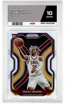 2020 PRIZM SILVER PRIZM #298 ISAAC OKORO MPE 10 GEM/MT — graded card up for auction