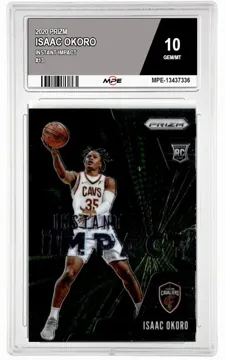 2020 PRIZM INSTANT IMPACT #13 ISAAC OKORO MPE 10 GEM/MT — graded card up for auction