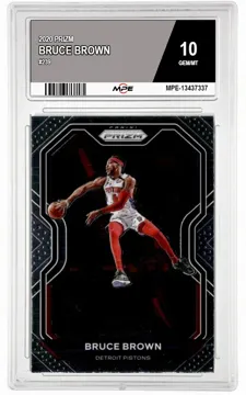 2020 PRIZM #239 BRUCE BROWN MPE 10 GEM/MT — graded card up for auction