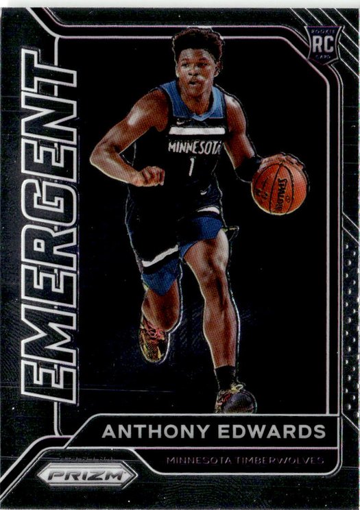 2020 Prizm Anthony Edwards graded slab