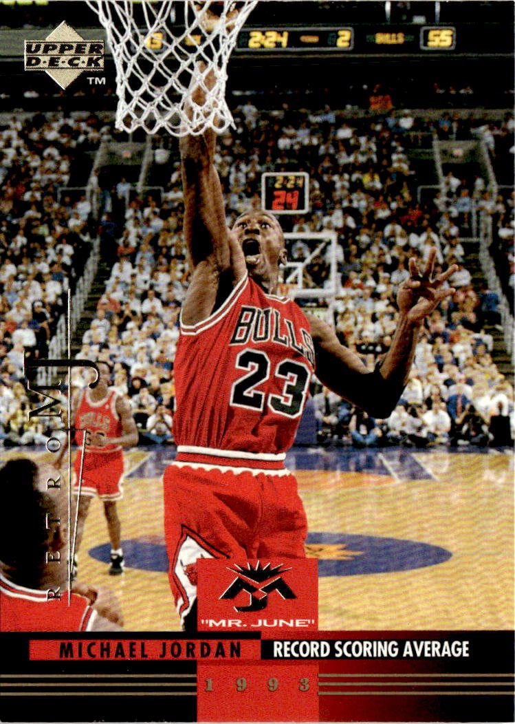 1998 UD Mj Career Coll. Michael Jordan graded slab
