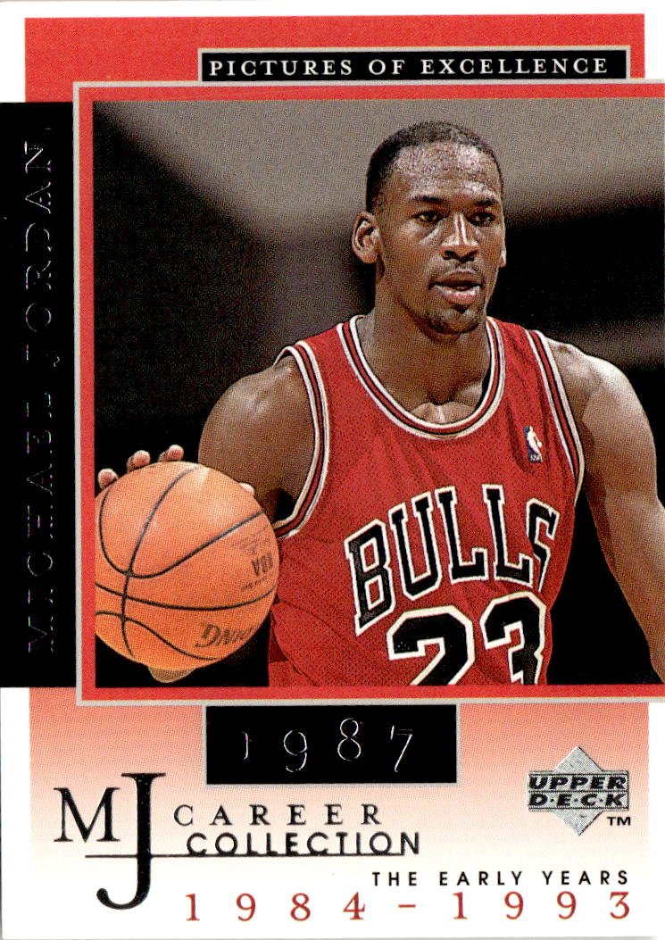 1998 UD Mj Career Coll. Michael Jordan graded slab