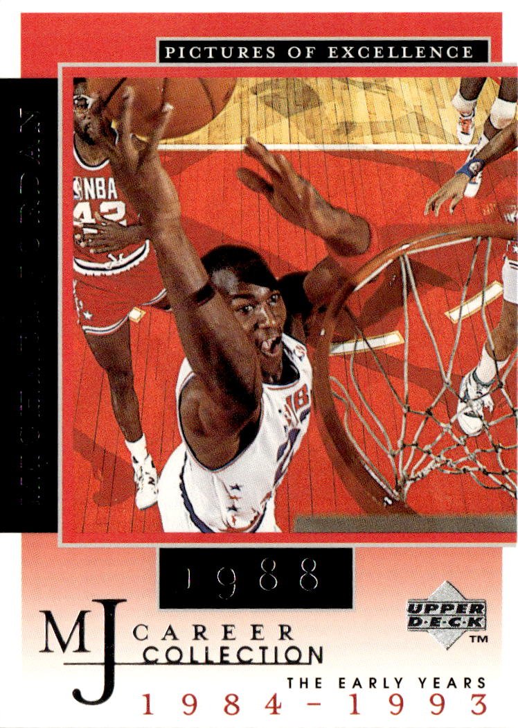 1998 UD Mj Career Coll. Michael Jordan graded slab