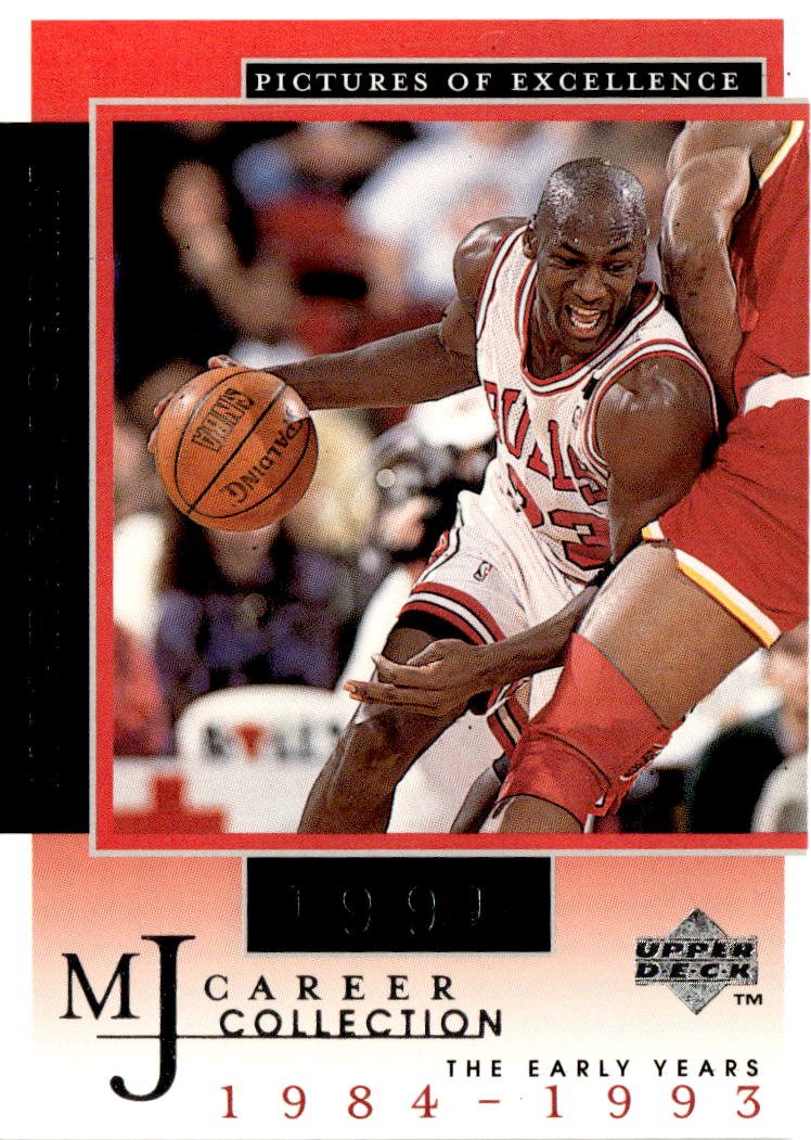 1998 UD Mj Career Coll. Michael Jordan graded slab