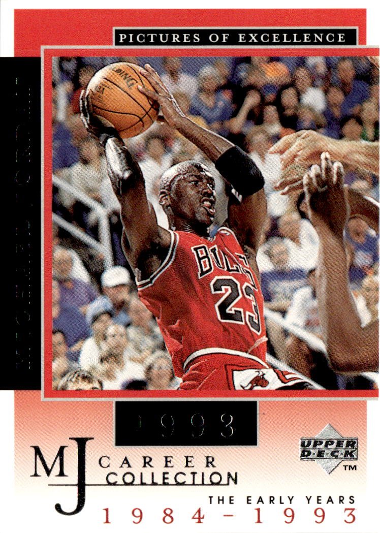 1998 UD Mj Career Coll. Michael Jordan graded slab
