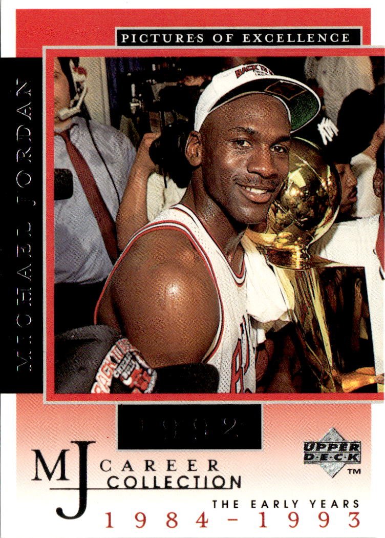 1998 UD Mj Career Coll. Michael Jordan graded slab