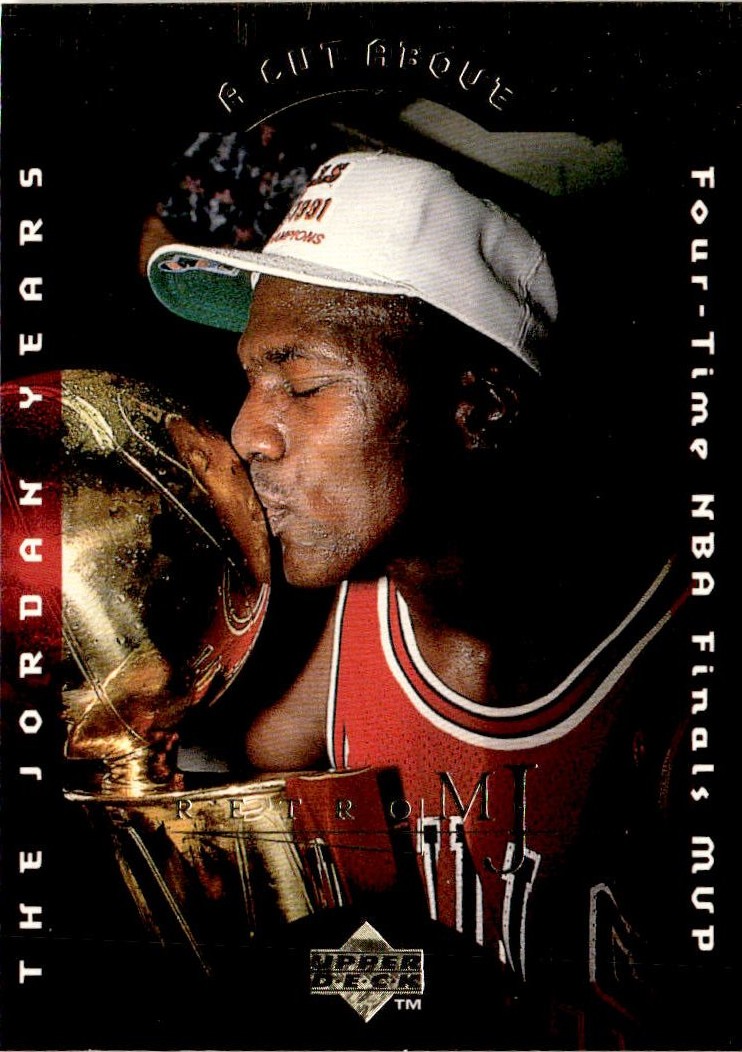 1998 UD Mj Career Coll. Michael Jordan graded slab