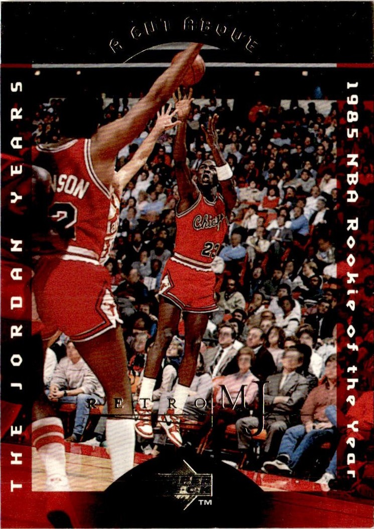 1998 UD Mj Career Coll. Michael Jordan graded slab