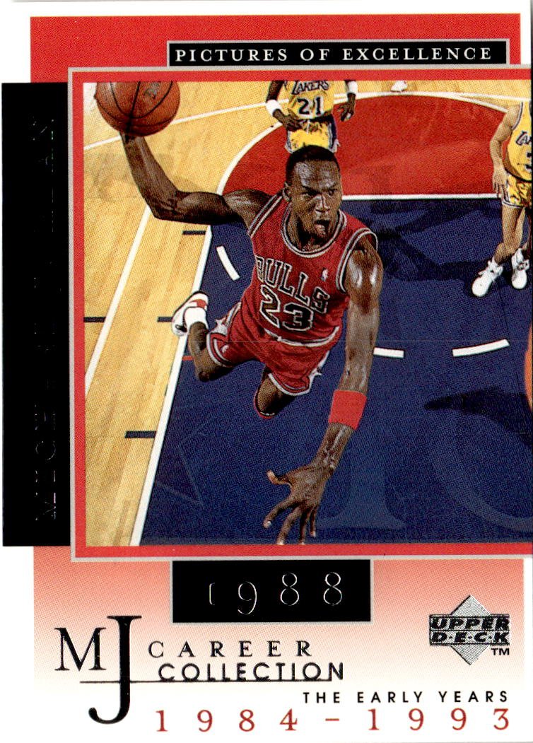 1998 UD Mj Career Coll. Michael Jordan graded slab