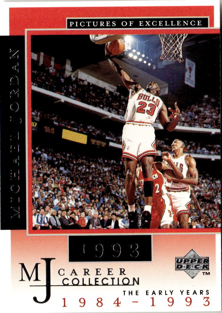 1998 UD Mj Career Coll. Michael Jordan graded slab
