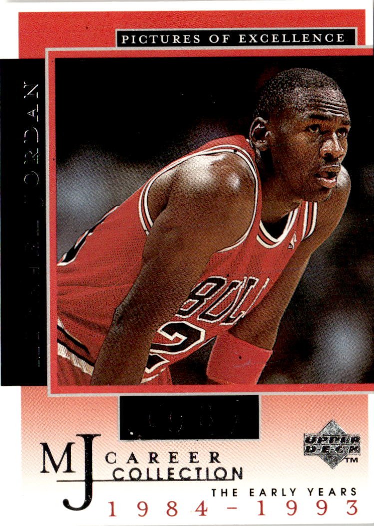 1998 UD Mj Career Coll. Michael Jordan graded slab