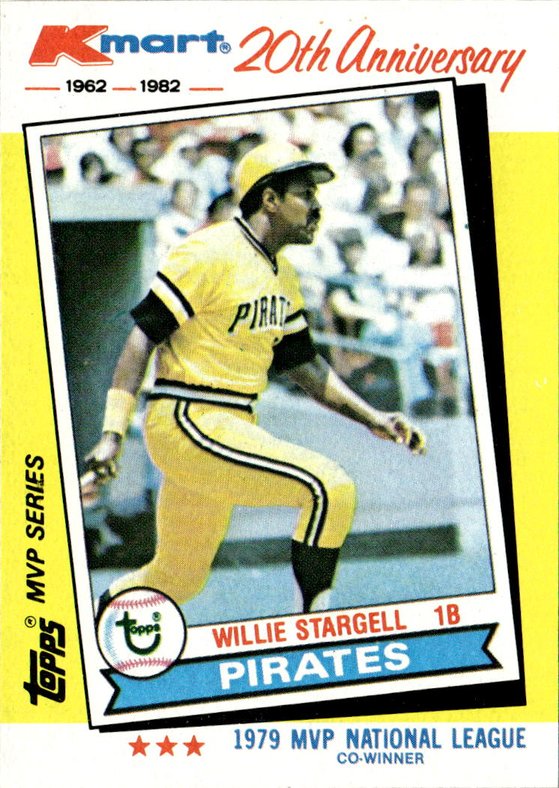 1982 Topps Kmart Willie Stargell graded slab
