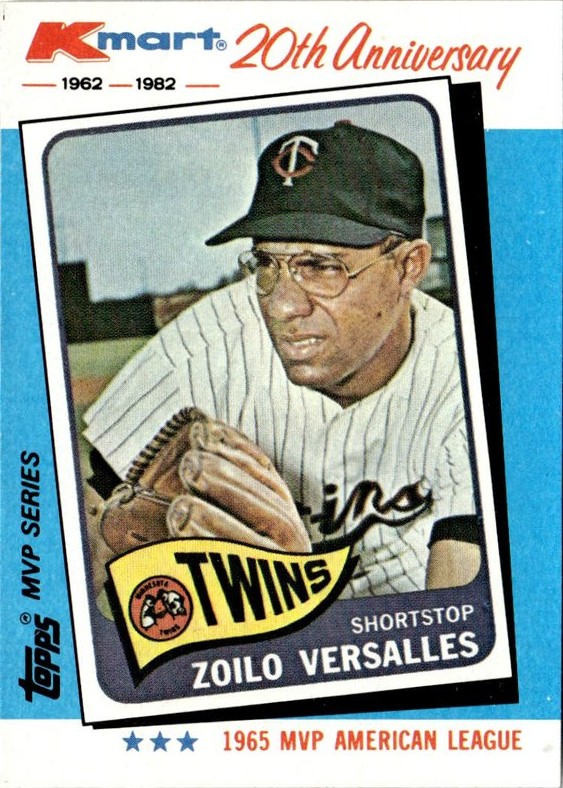 1982 Topps Kmart Zoilo Versalles graded slab