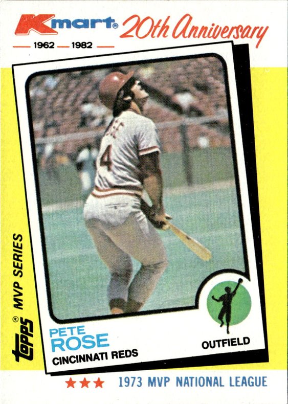 1982 Topps Kmart Pete Rose graded slab
