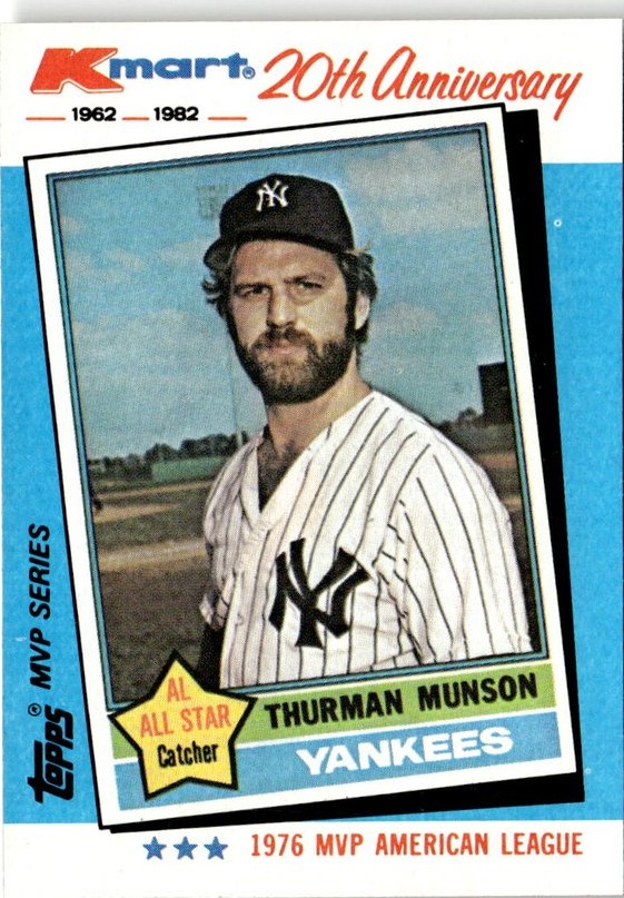 1982 Topps Kmart Thurman Munson graded slab