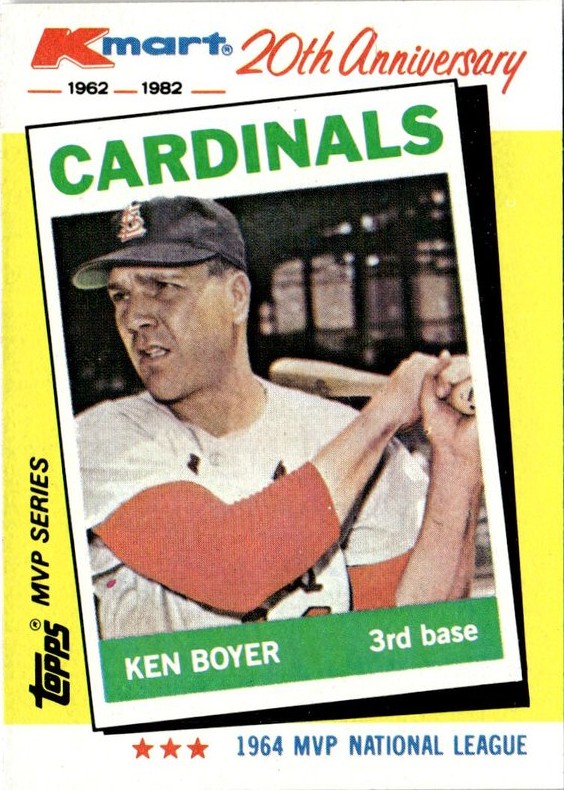 1982 Topps Kmart Ken Boyer graded slab