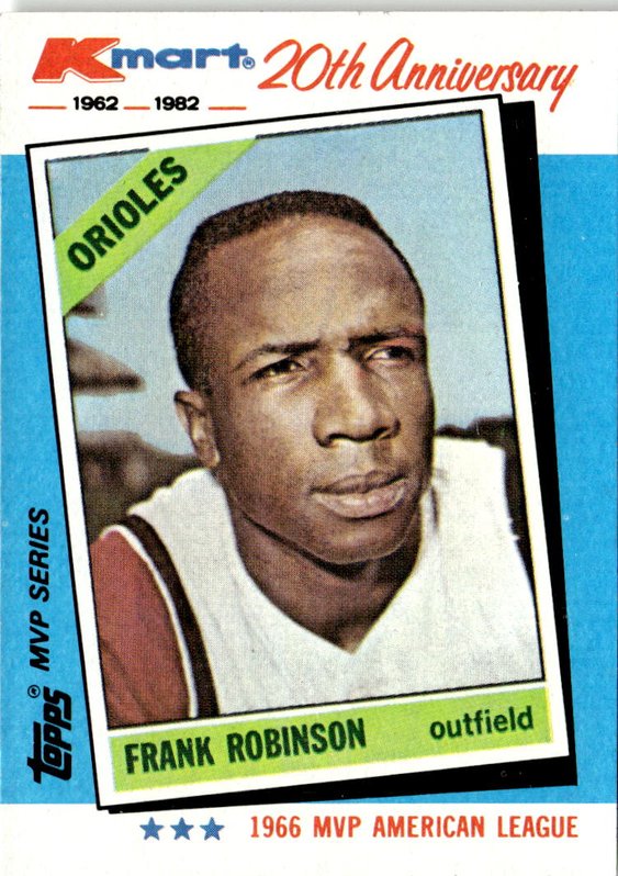 1982 Topps Kmart Frank Robinson graded slab