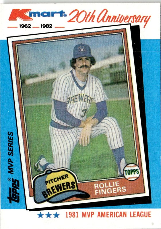 1982 Topps Kmart Rollie Fingers graded slab