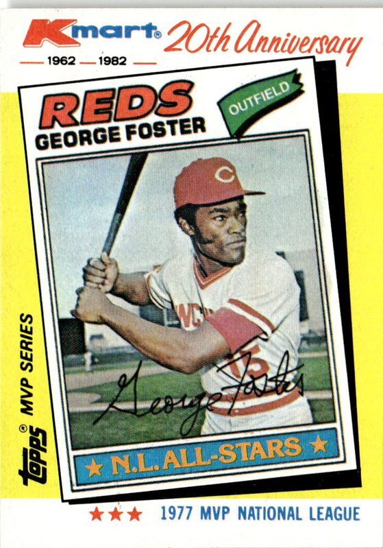 1982 Topps Kmart George Foster graded slab
