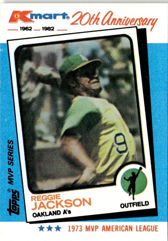 1982 Topps Kmart Reggie Jackson graded slab