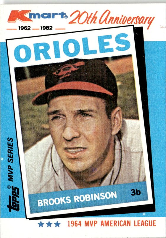 1982 Topps Kmart Brooks Robinson graded slab