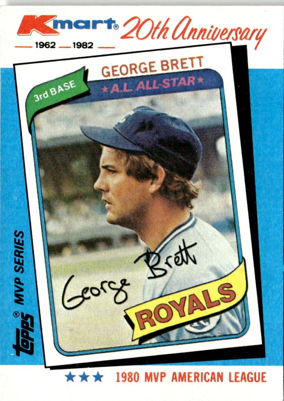 1982 Topps Kmart George Brett graded slab