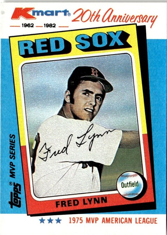 1982 Topps Kmart Fred Lynn graded slab