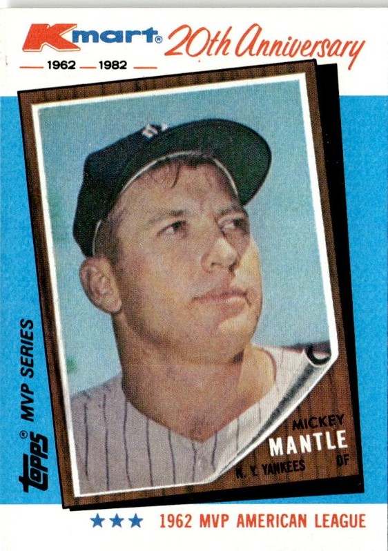 1982 Topps Kmart Mickey Mantle graded slab