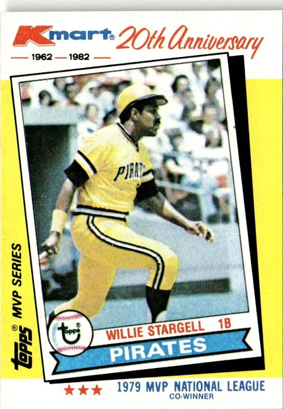 1982 Topps Kmart Willie Stargell graded slab