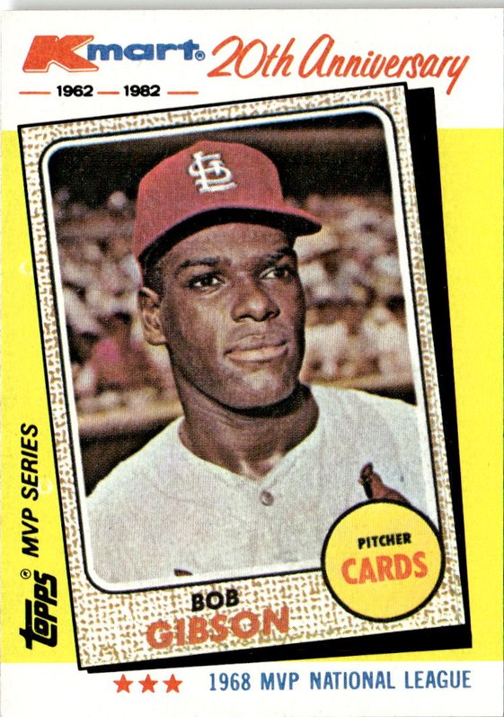 1982 Topps Kmart Bob Gibson graded slab