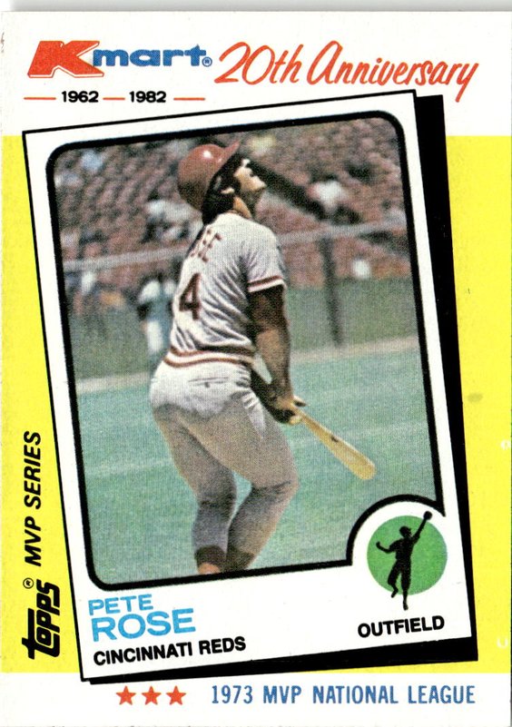 1982 Topps Kmart Pete Rose graded slab
