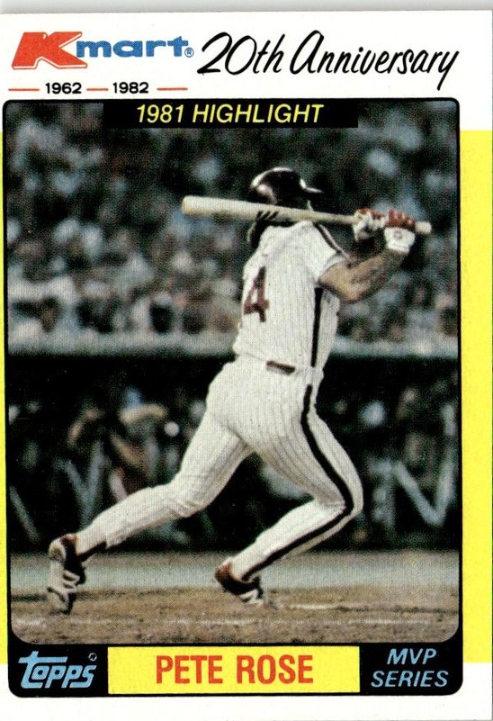 1982 Topps Kmart Pete Rose graded slab