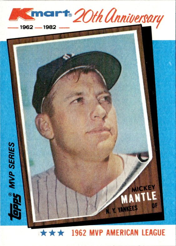 1982 Topps Kmart Mickey Mantle graded slab