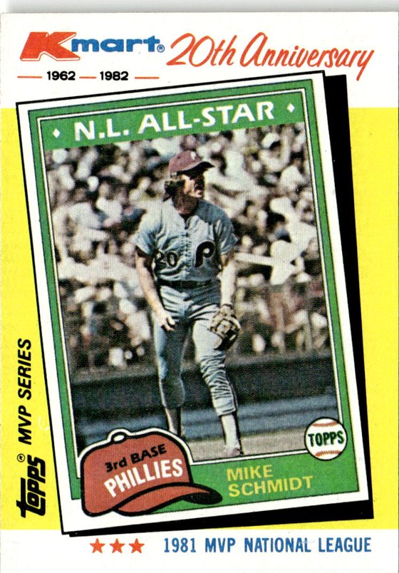 1982 Topps Kmart Mike Schmidt graded slab