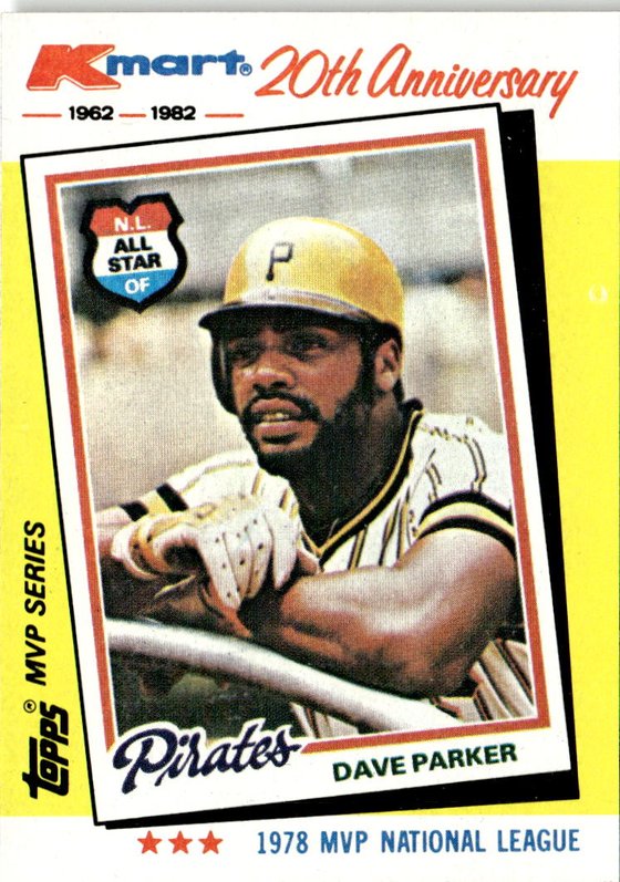 1982 Topps Kmart Dave Parker graded slab