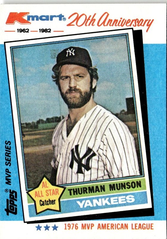 1982 Topps Kmart Thurman Munson graded slab