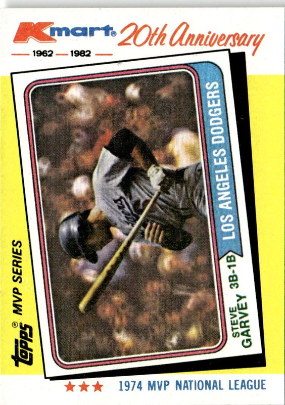 1982 Topps Kmart Steve Garvey graded slab