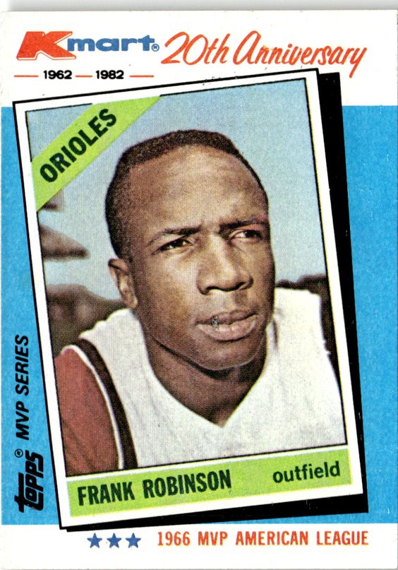 1982 Topps Kmart Frank Robinson graded slab