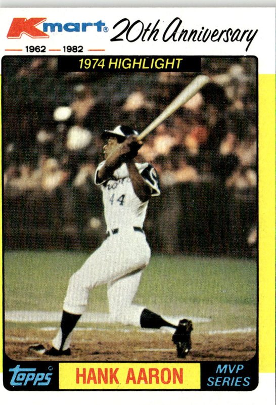 1982 Topps Kmart Hank Aaron graded slab