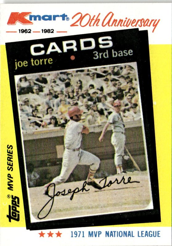 1982 Topps Kmart Joe Torre graded slab