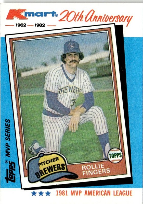 1982 Topps Kmart Rollie Fingers graded slab